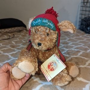 Hallmark Buddy Hollyday Plush Puppy Dog 9" Stuffed Animal 2002 Bunnies By Bay.